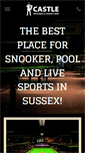 Mobile Screenshot of castlesnookerclub.com